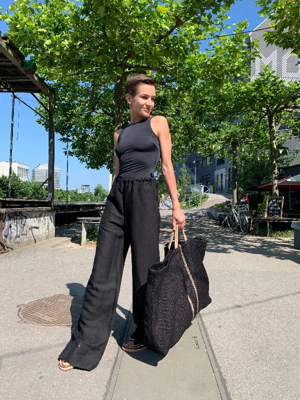 Laze Trousers - Black Street
