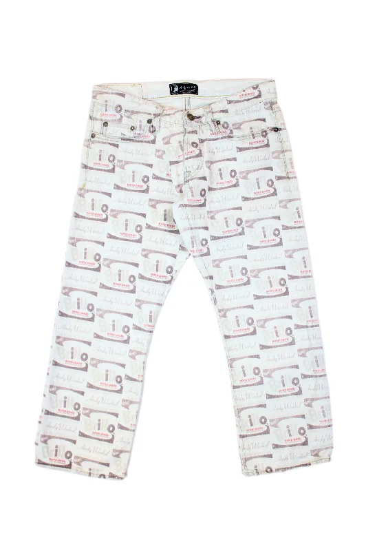 Andy Warhol by Hysteric Glamour - Brillo Print Jeans Rugged Women's Outdoor 