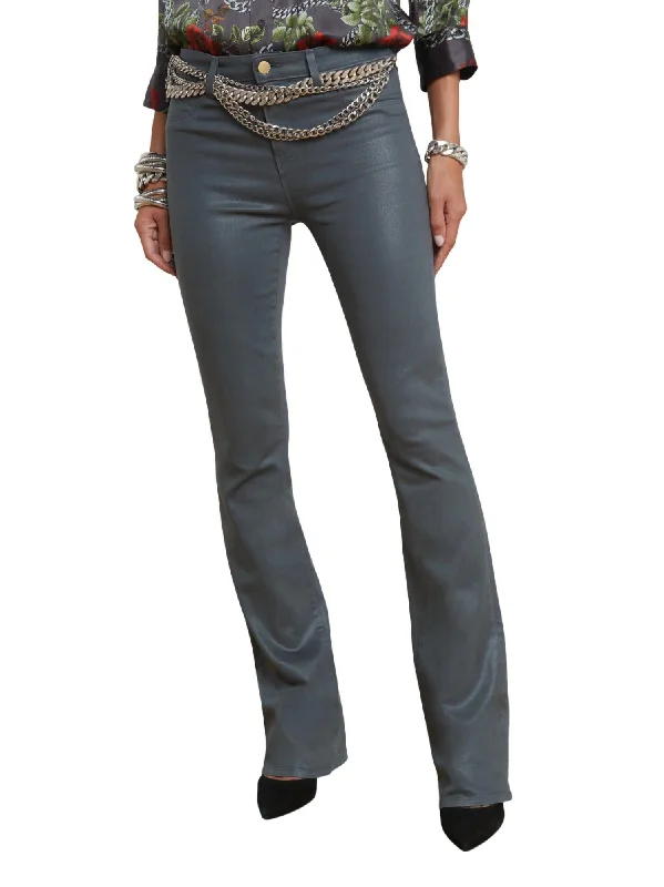 Selma Coated Bootcut Jean In Dark Shadow Coated Rugged Women's Outdoor 