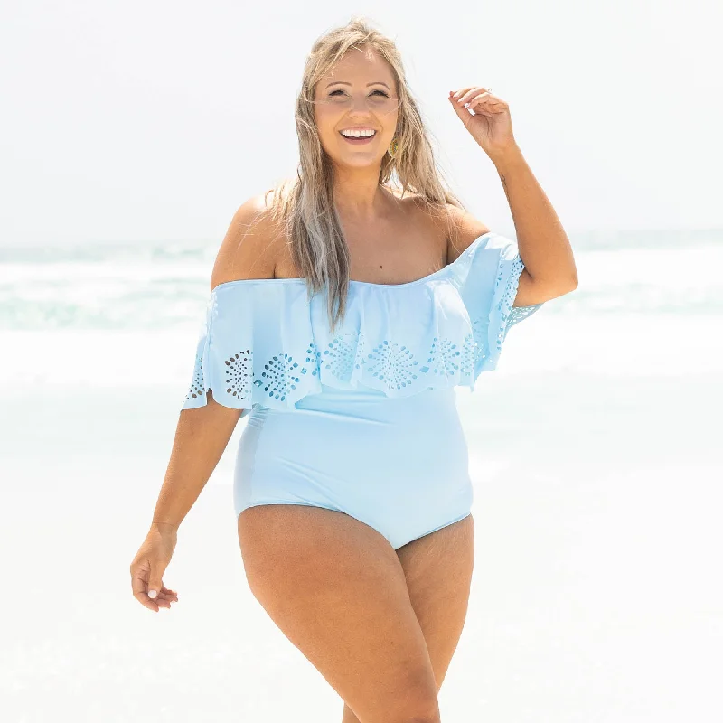 Sunrise and Shine Swimsuit, Cornflower Blue Refined Women's 