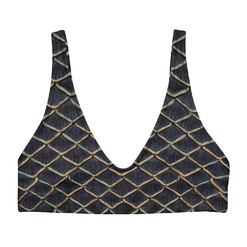 Curse of Cortes Recycled Padded Bikini Top Classic Women's Tweed