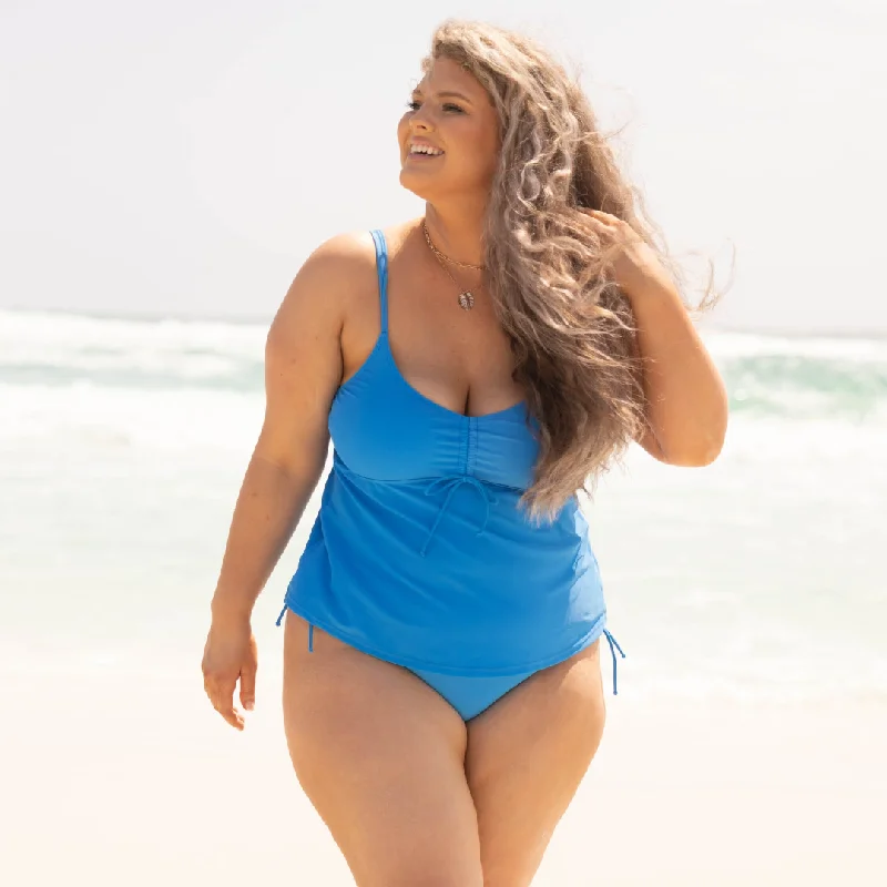 Talk To The Sand Swim Bottom, Blue Refined Women's Hand - crafted