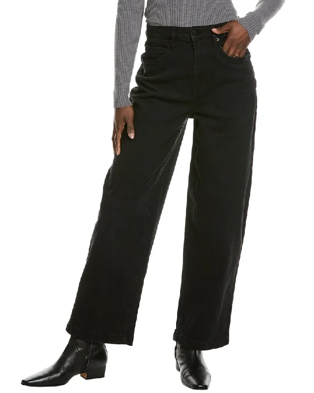 Kenneth Cole High-Rise Barrel Leg Jean Dynamic Women's Moto
