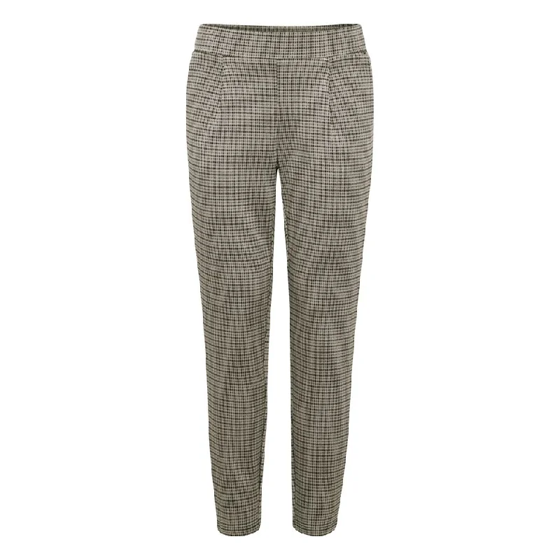 ICHI  Polyester Jeans & Women's Pant Laid - back Women's Style