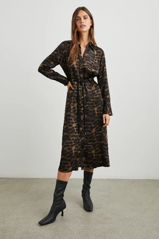 ANINA DRESS - UMBER LEOPARD Sporty Women's Tennis