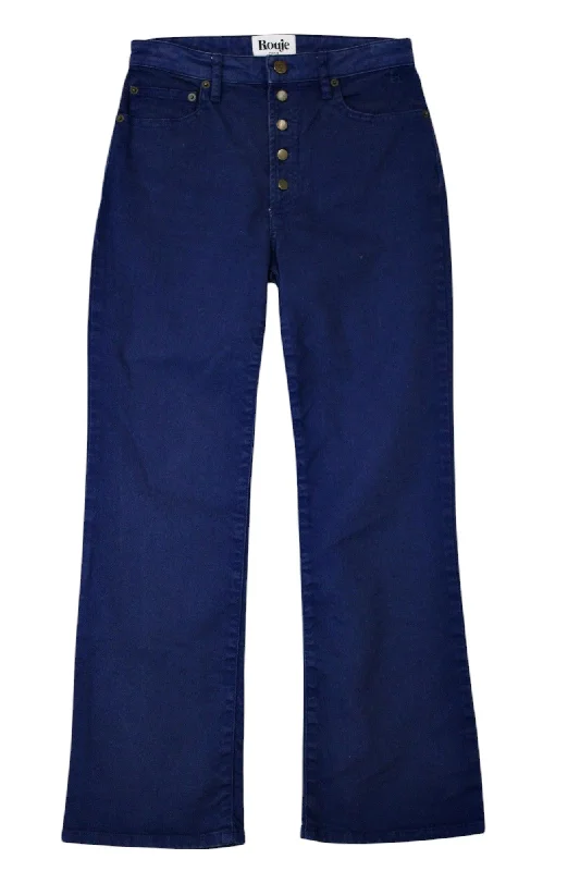 Rouje - Button Front Jeans Dynamic Women's Moto