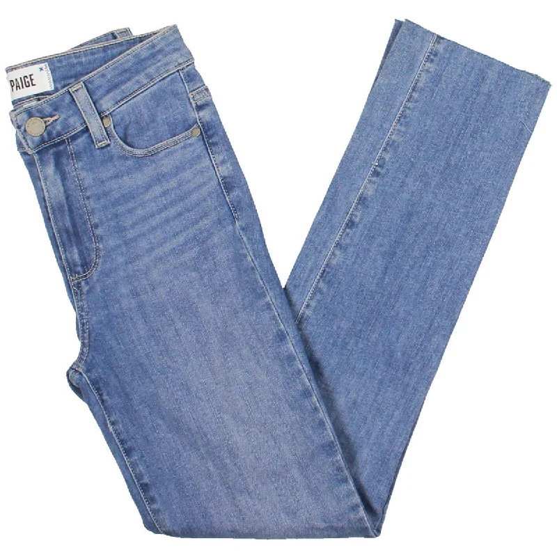 Womens Pockets Belt Loop Skinny Jeans Sporty Women's Athleisure 