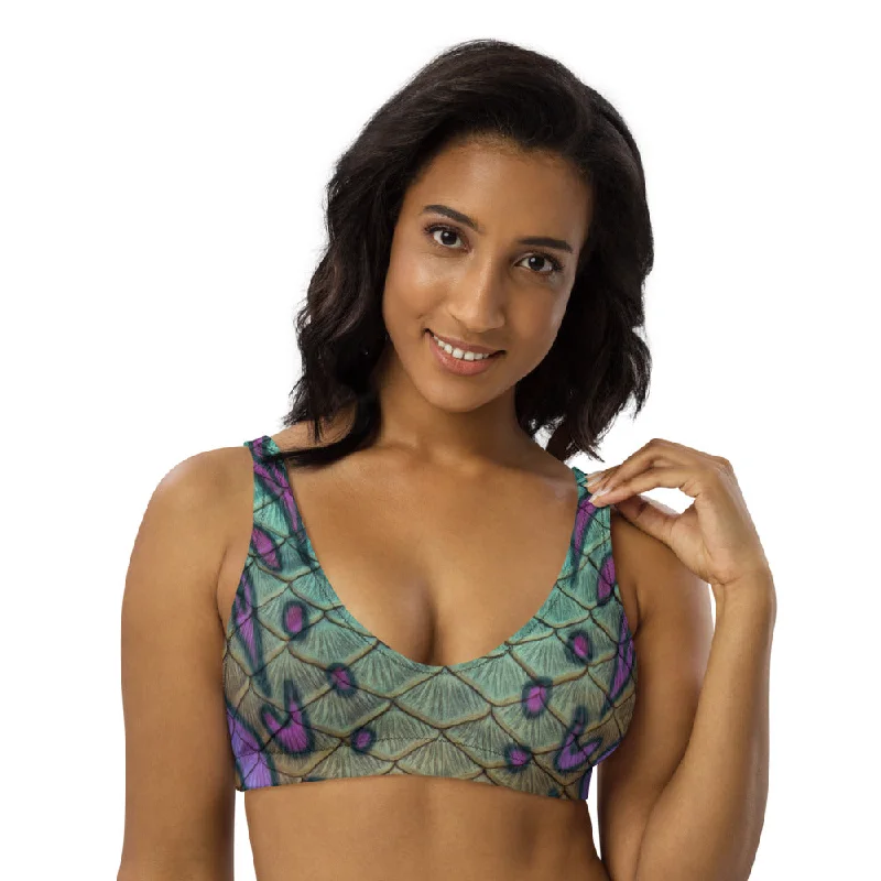 Treasure Cove Recycled Padded Bikini Top Streetwear Style for 