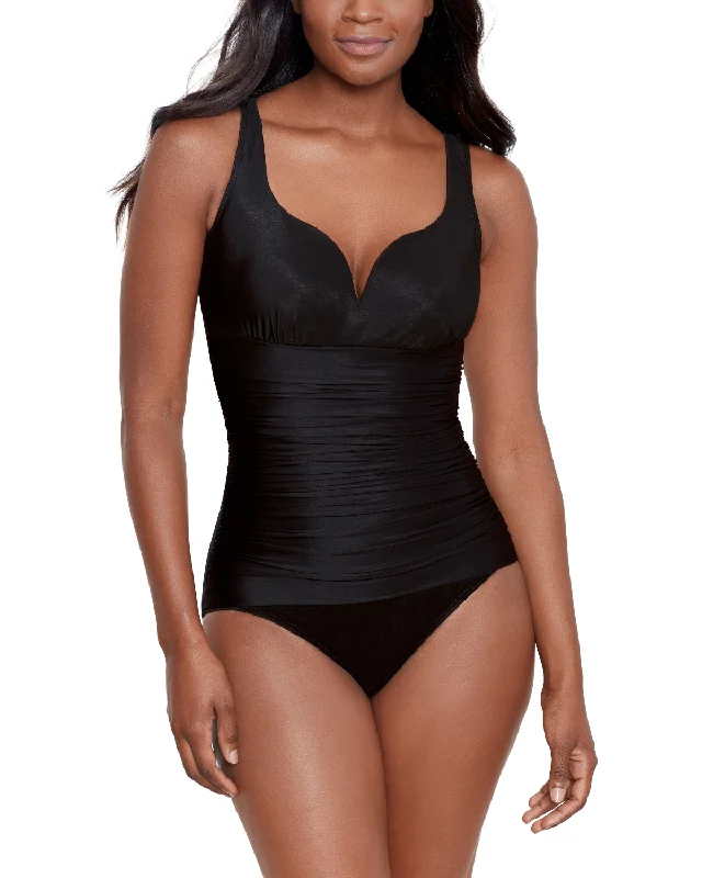 2024 Miraclesuit Rock Solid Cherie One Piece - 6559055 Refined Women's Velvet