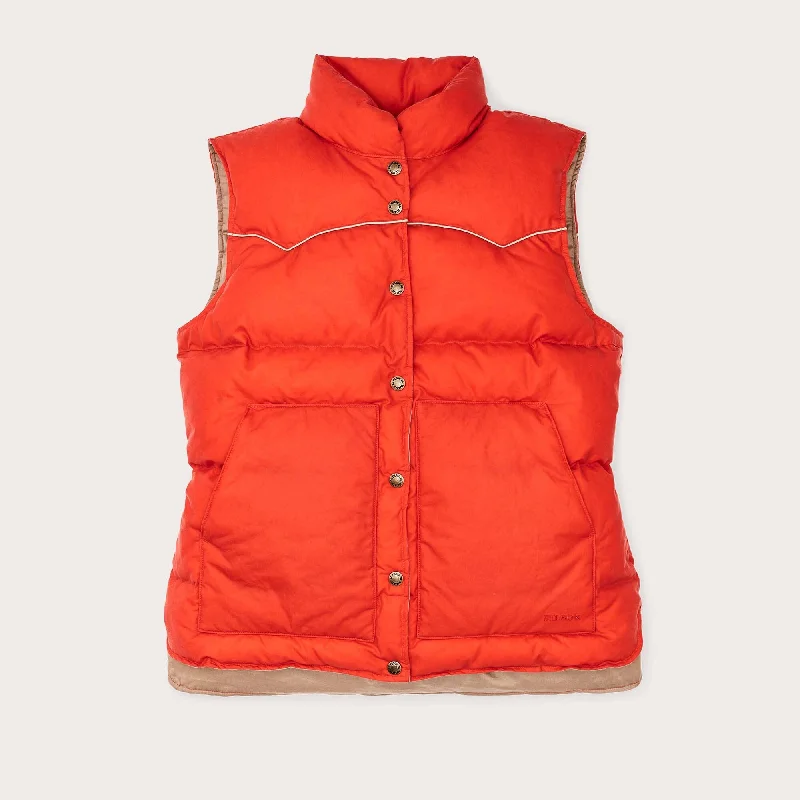 WOMEN'S WAXED DOWN VEST Trendy Women's 