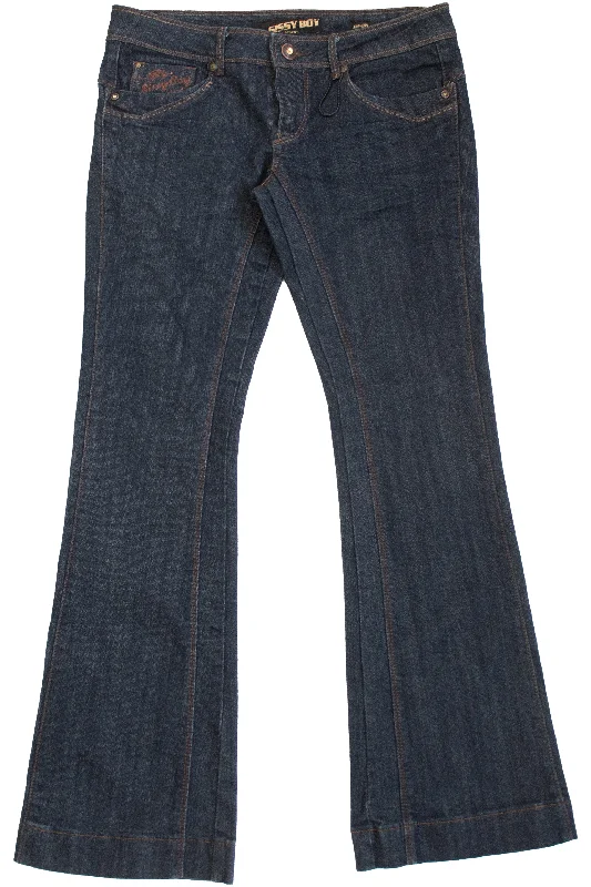 Sissy Boy - Low Rise Flared Jeans Artistic Women's Avant - 