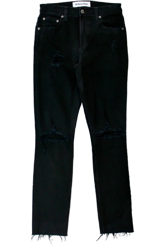 Reformation - Distressed Skinny Jeans Sophisticated Women's 
