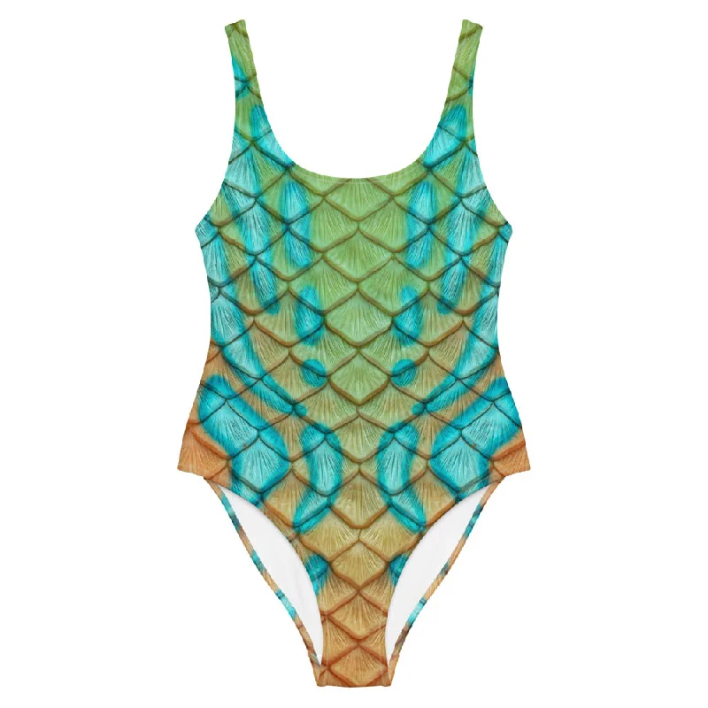 Mandarin Goby One-Piece Swimsuit Sharp Women's Italian