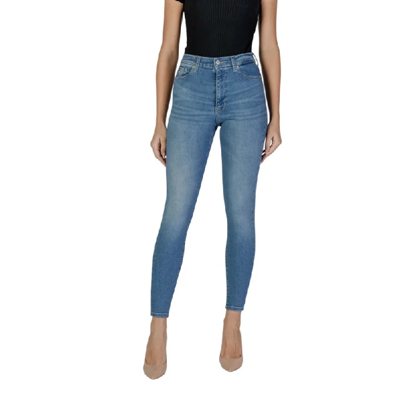 Tommy Hilfiger Jeans  Cotton Jeans & Women's Pant Polished Women's Silk