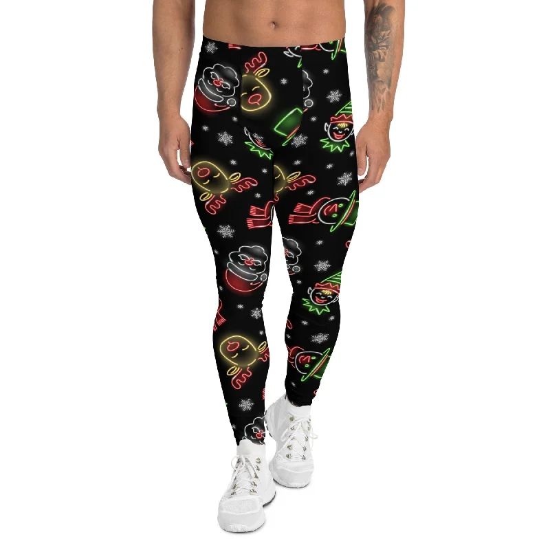 Neon Christmas Men's Leggings Relaxed Women's 