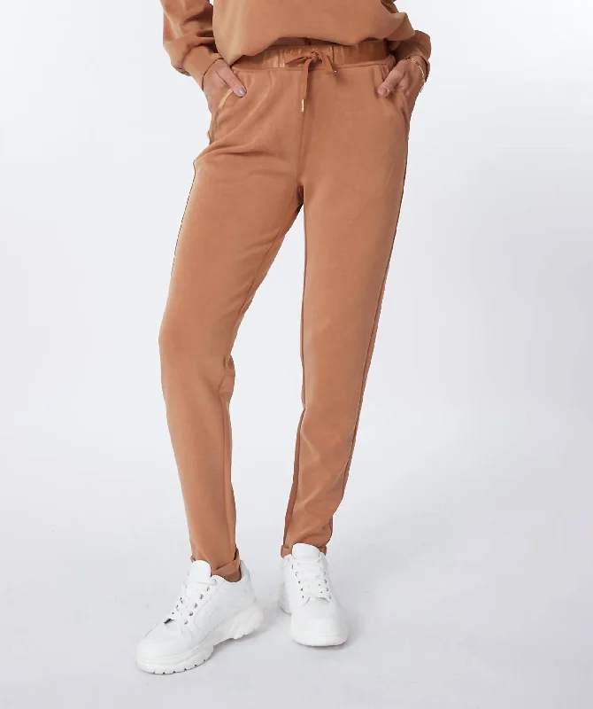 Women's Trouser Jogger In Copper Athletic Women's 