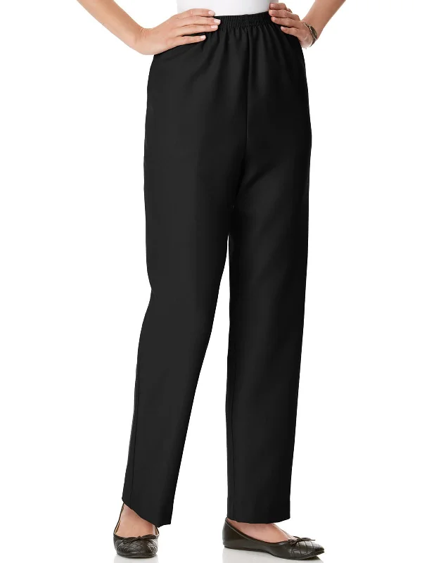 Petites Womens Knit Pull On Pants Elegant Women's Formal 