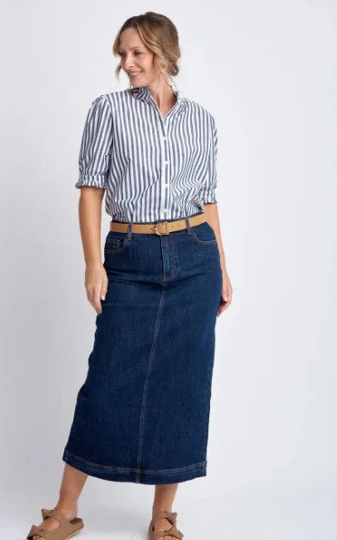 GC Denim skirt indigo Cozy Women's Sherpa - lined