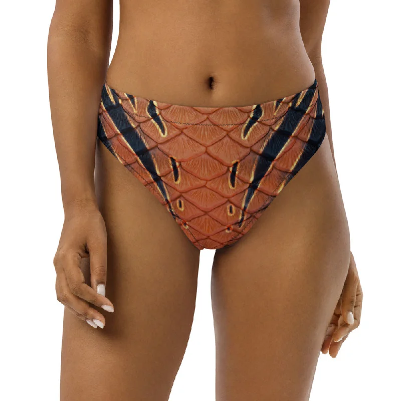 Dark Harvest Recycled High-Waisted Bikini Bottom Elegant Women's 