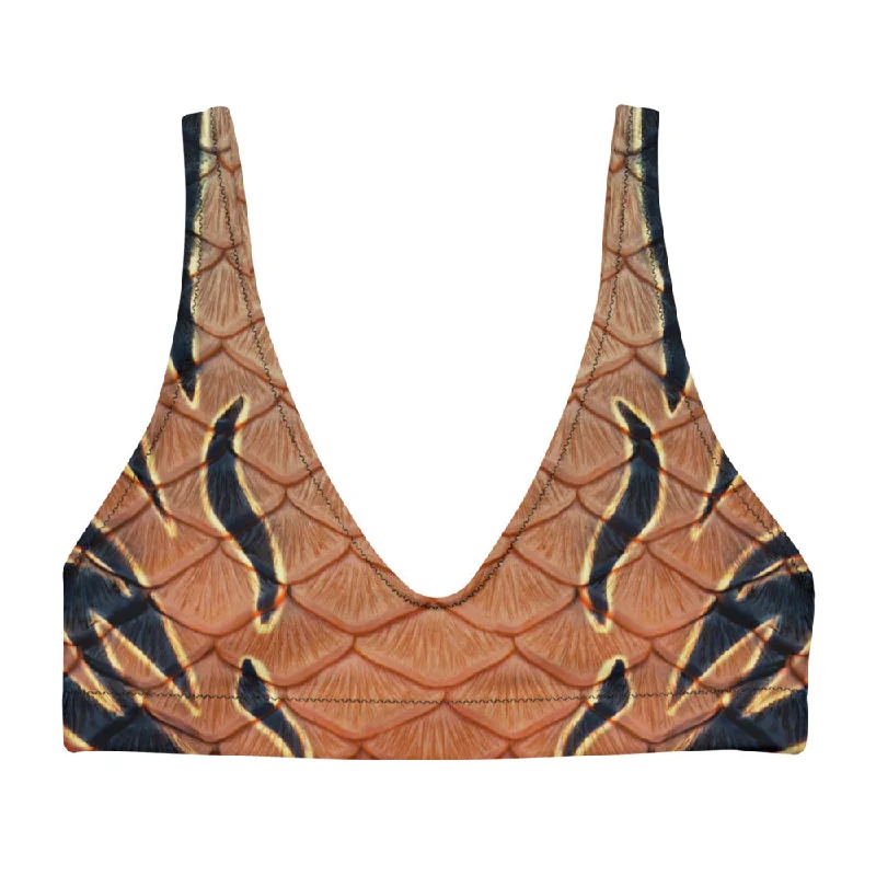 Dark Harvest Recycled Padded Bikini Top Casual Women's Loose - fitting