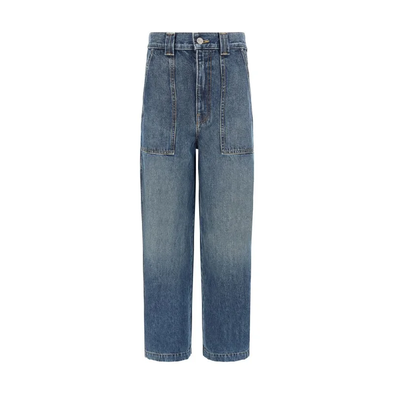 Khaite Hewitt Women's Jeans Hip Women's Retro