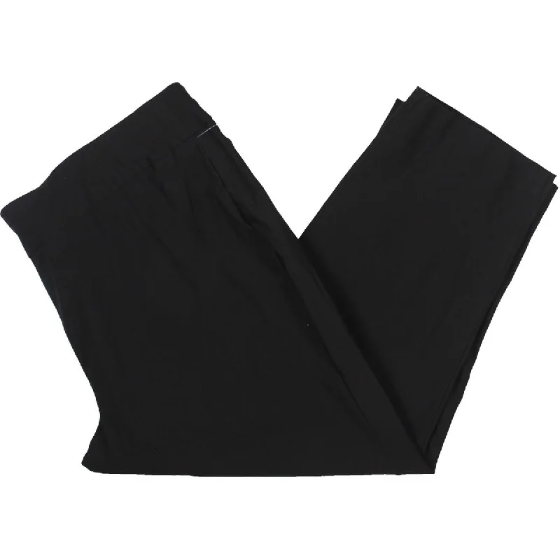 Plus Womens High Rise Wear To Work Ankle Pants Street