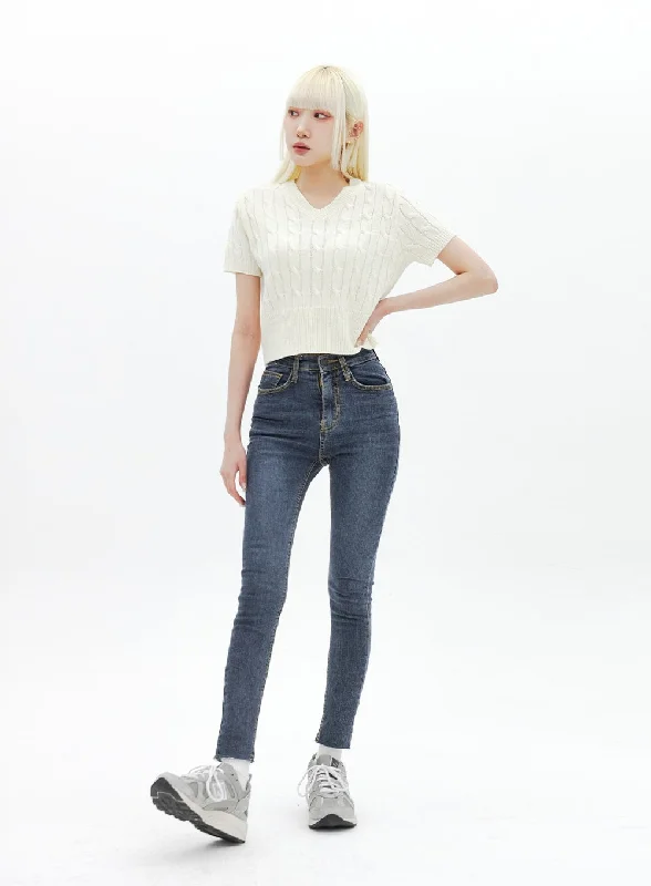 Skinny Ankle Jeans BA321 Modern Women's Tech