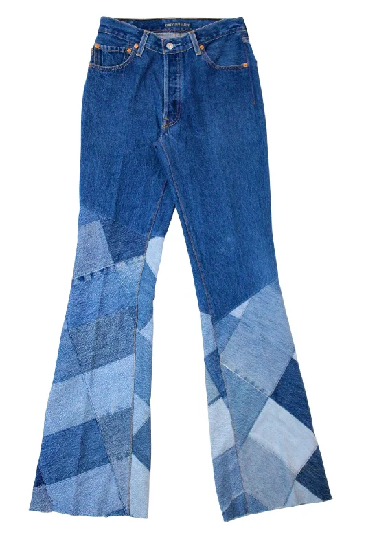 Breyer & Eliot - Patchwork Denim Flares Scandinavian