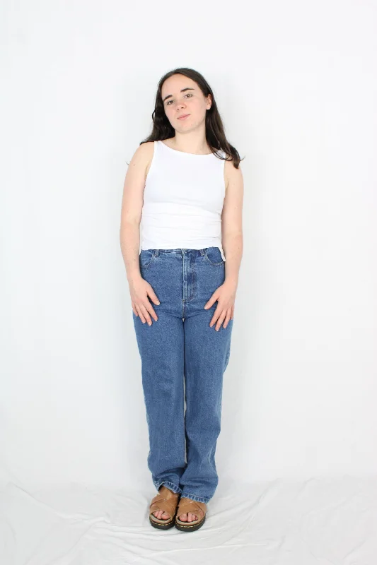 Ruby Jeans - Straight Leg Jeans Classic Women's Tweed