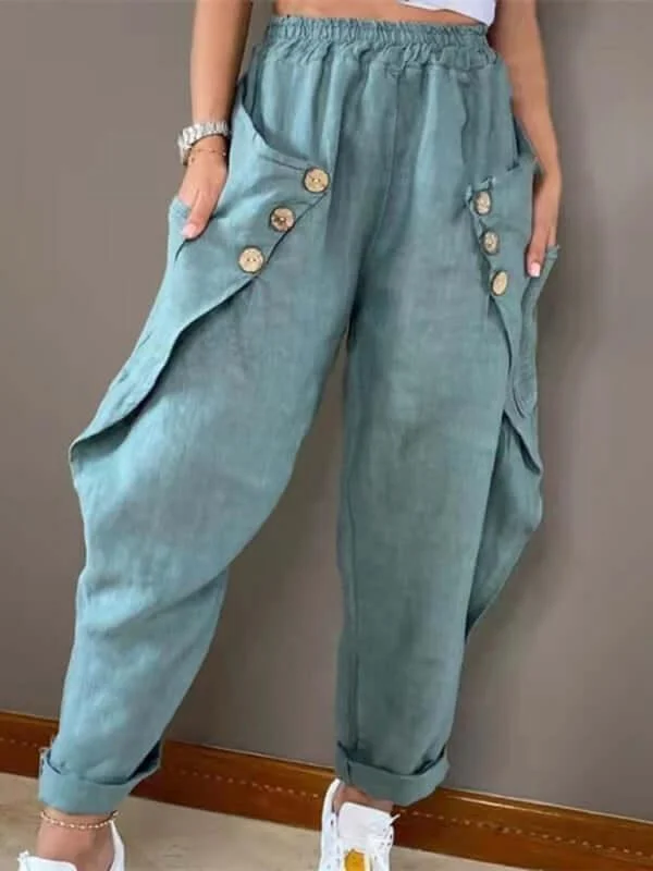 Casual Loose Women Cargo Pants Practical Women's Quick - dry