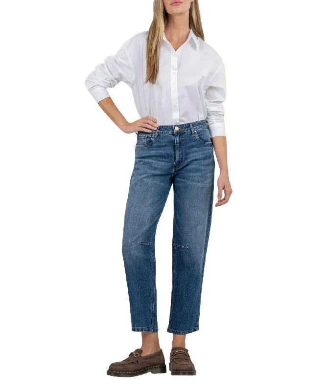 Ashley High Rise Straight Leg Jean In Dedication Refined Women's Hand - crafted