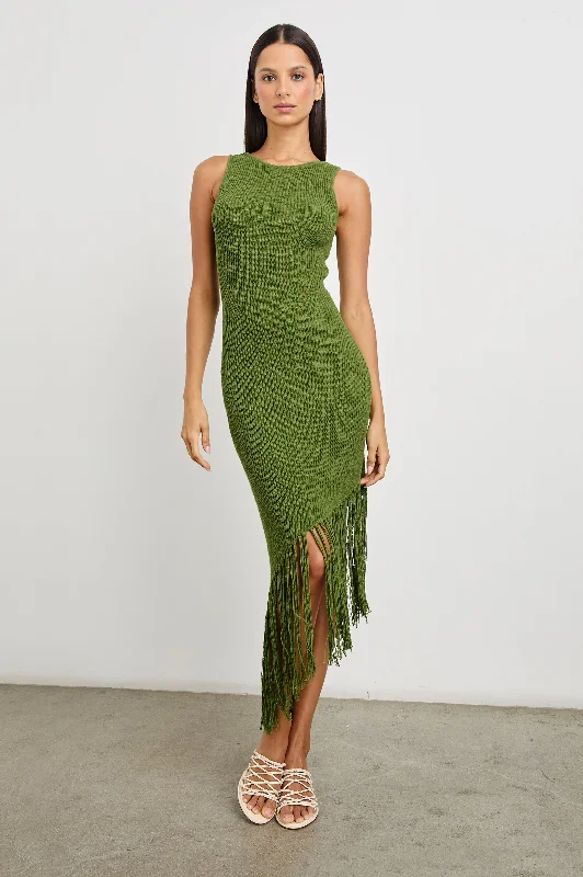 RYLEE DRESS - BANANA PALM Country