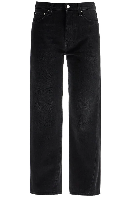 Toteme Women's Faded  Organic Cotton Jeans With Twisted Seams Refined Women's Classic 