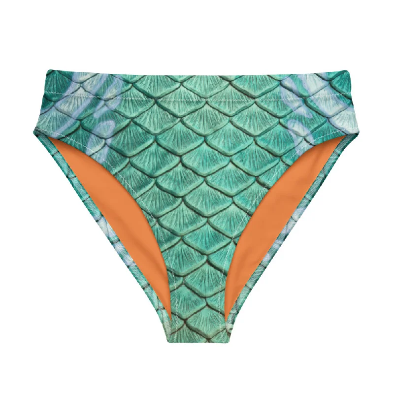 Sunrise Sirenity Recycled High-Waisted Bikini Bottom Disco