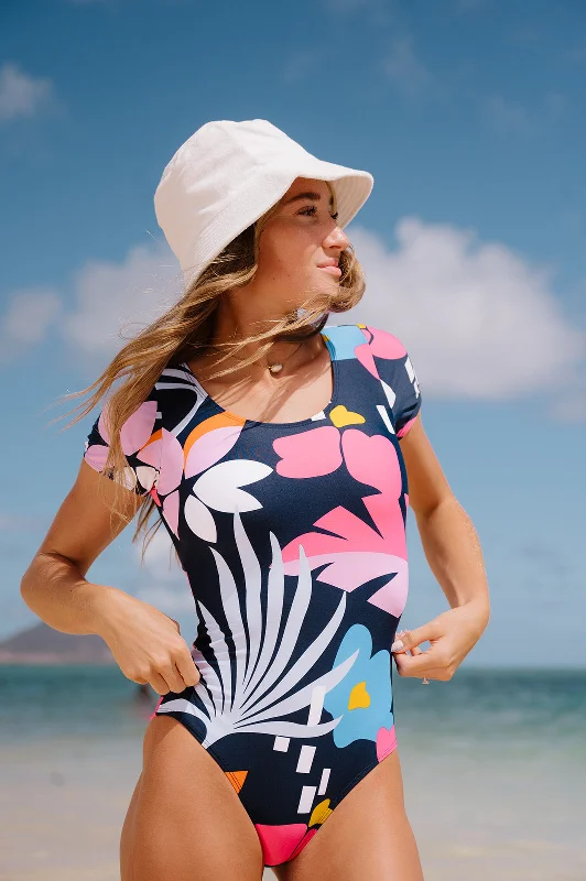 Kirra One Piece | Blue Wave Floral Trendy Women's 