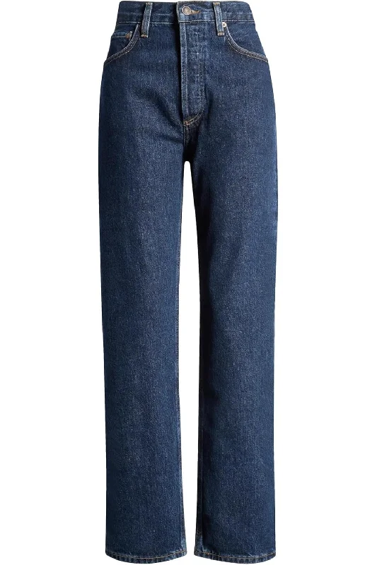 Agolde Women's 90's Pinch Waist High-Rise Straight Jeans, Pendulum Confident Women's High - fashion