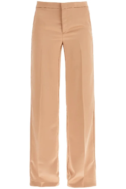 The Andamane Women's Fla Satin Trousers Preppy Women's College