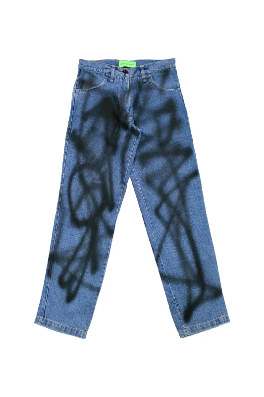 Liberal Youth Ministry - Spray Paint Jeans Tough Women's Military - inspired