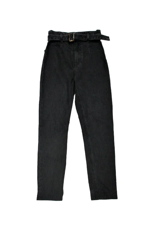 Reformation jeans- Belted Slim Jeans performance