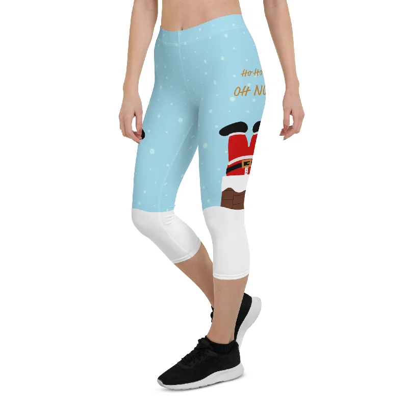 Ho Ho Oh No Capris Relaxed Women's 