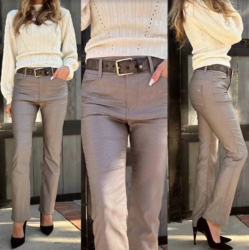 Novel Pant In Taupe Athletic Women's 