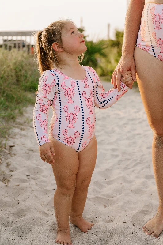 Mini Surfer Girl One Piece | Lobster Bay Bold Women's Animal Print