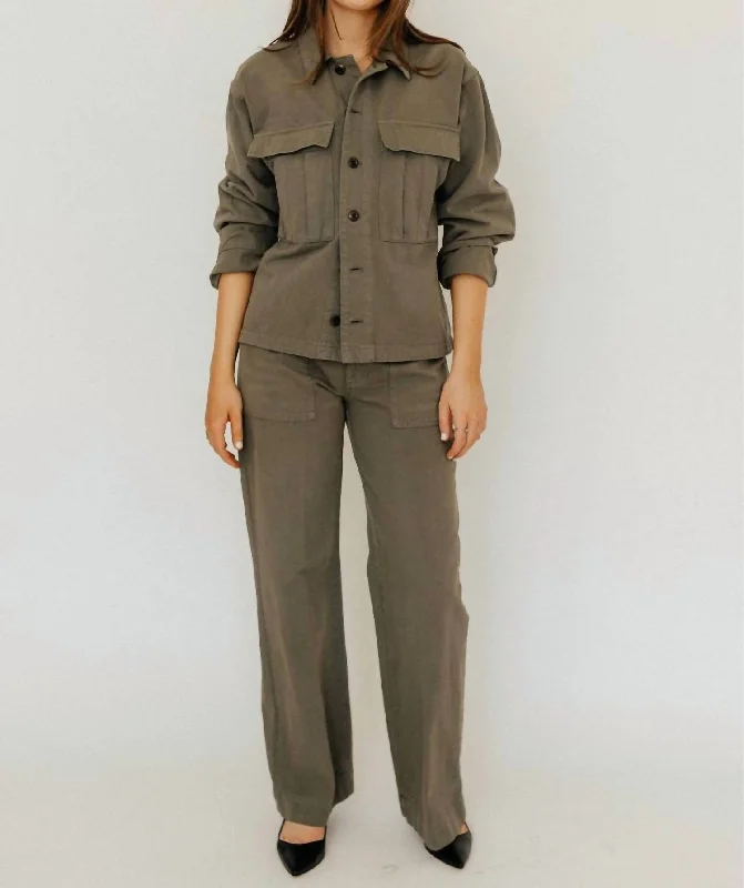 Baker Pants In Bayleaf French