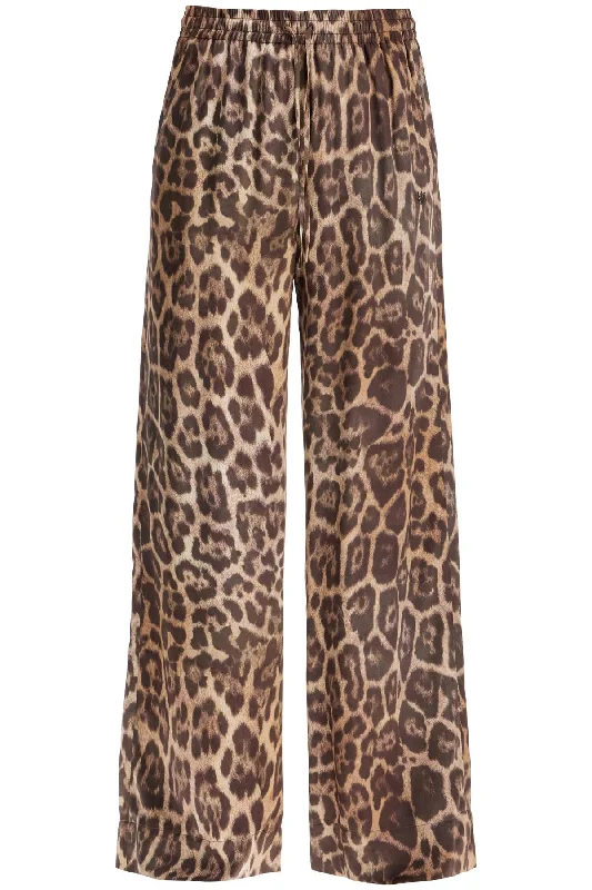 Stella Mccartney Women's Animal Print Pajama Style Pants Vintage Women's 1970S 