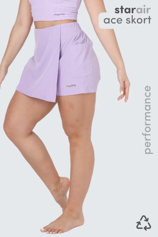 W StarAir Ace Skort - Orchid Relaxed Women's 