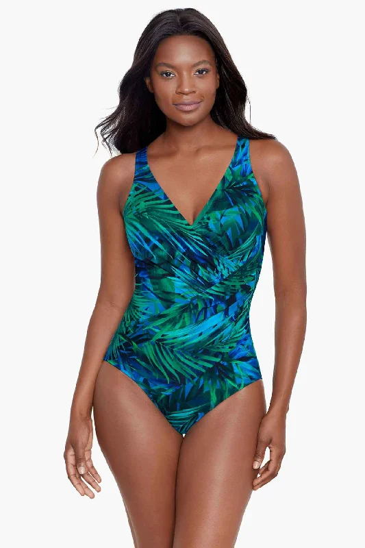Palm Reeder Oceanus One Piece Swimsuit Refined Women's Classic 