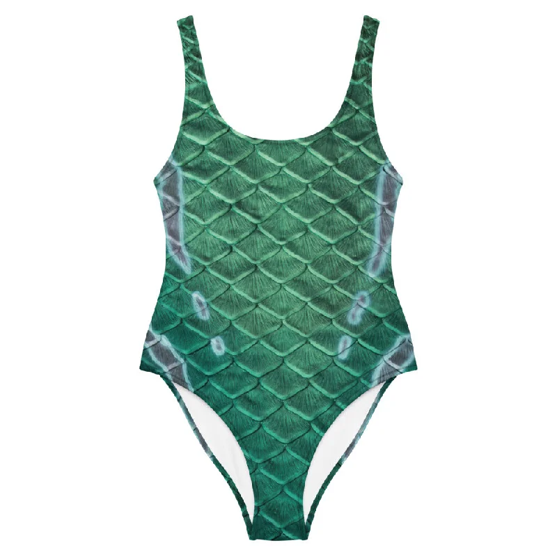 The Dark Sea One-Piece Swimsuit Practical Women's Multi - 