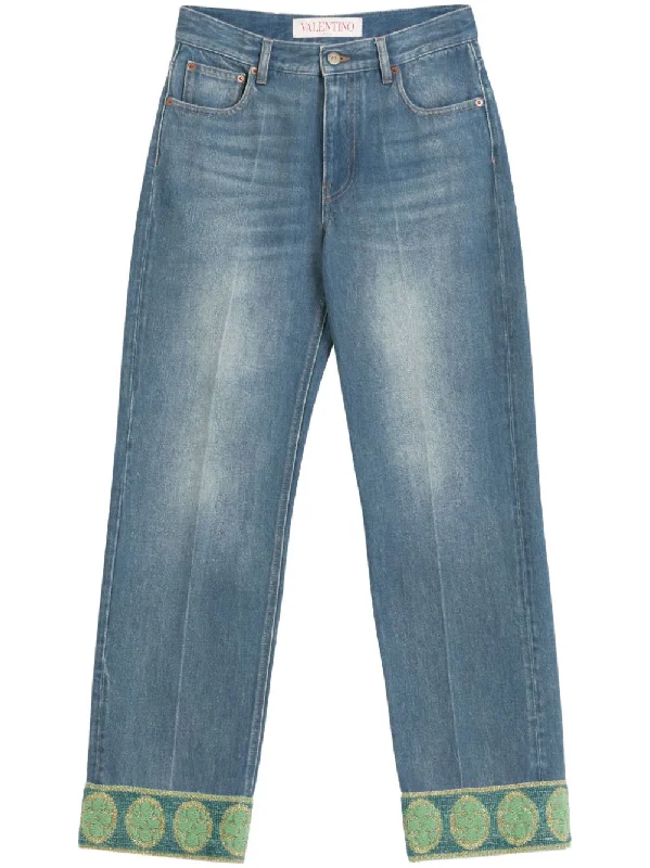 Valentino Women's Jeans blue Classic Women's Tweed