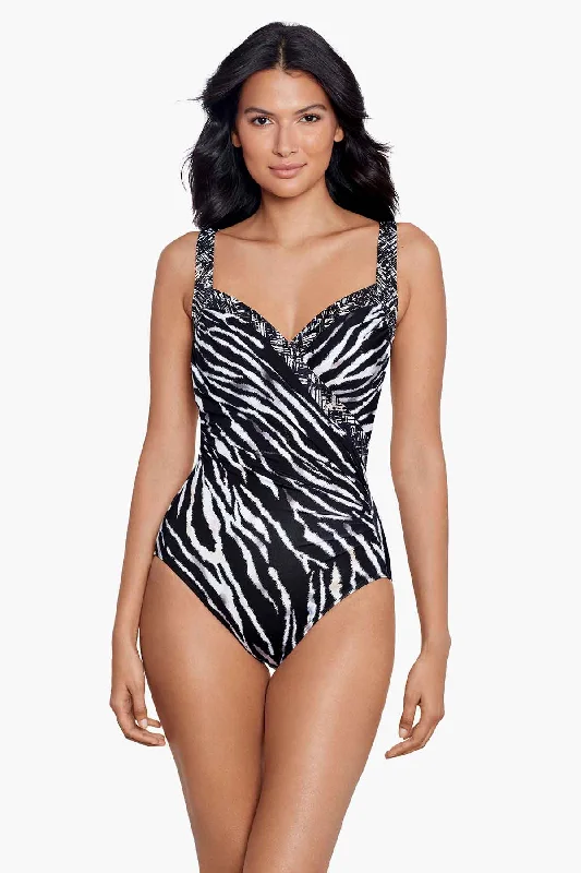 Tigre Sombre Sanibel One Piece Swimsuit Modern Women's 