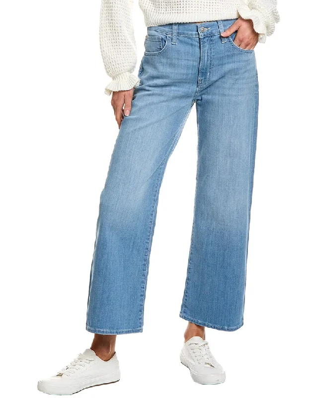 HUDSON Jeans Rosalie High-Rise Luna Wide Leg Ankle Jean Sporty Women's Athleisure 